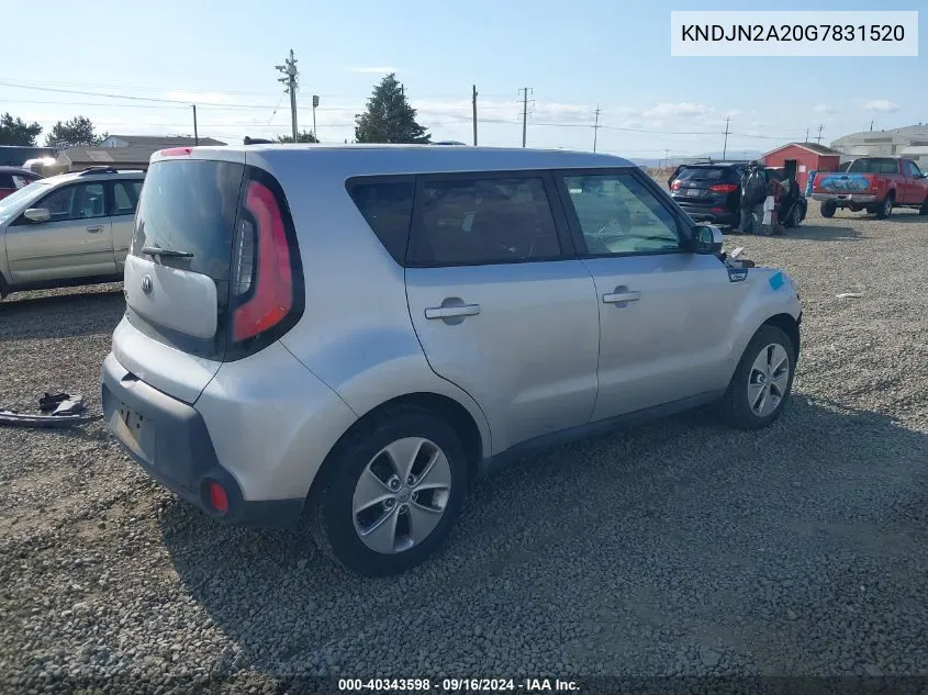 KNDJN2A20G7831520 2016 Kia Soul