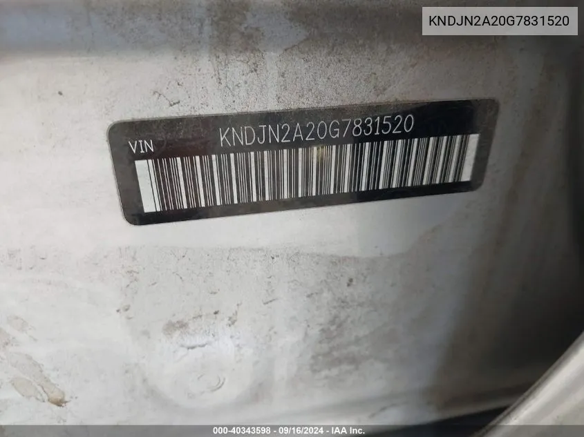 KNDJN2A20G7831520 2016 Kia Soul