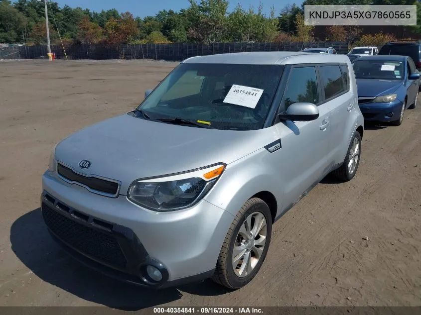 2016 Kia Soul + VIN: KNDJP3A5XG7860565 Lot: 40354841