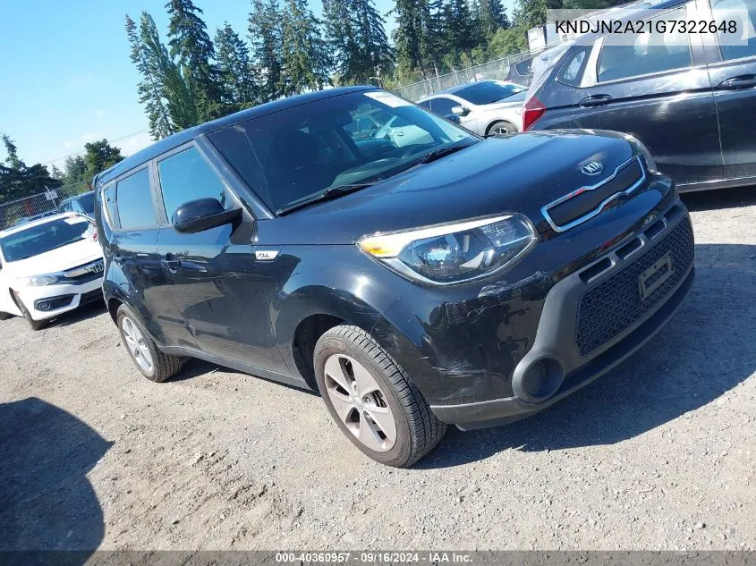 KNDJN2A21G7322648 2016 Kia Soul