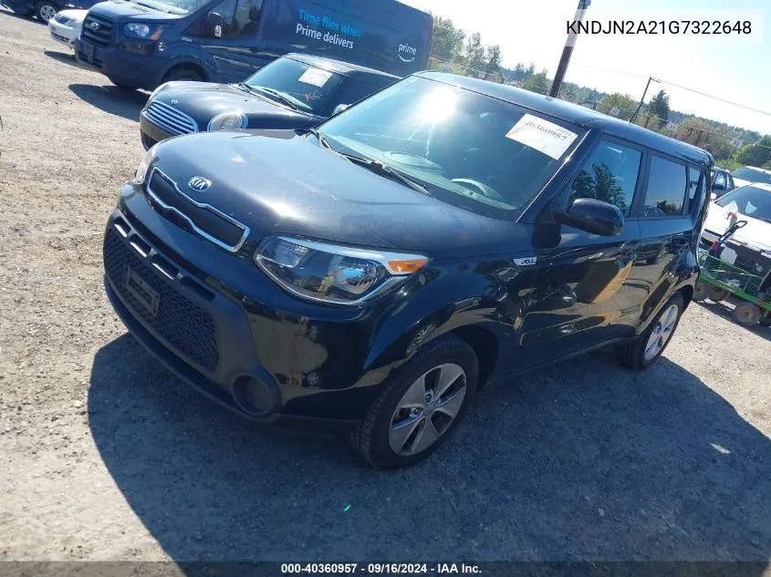 KNDJN2A21G7322648 2016 Kia Soul