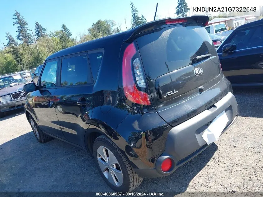 KNDJN2A21G7322648 2016 Kia Soul