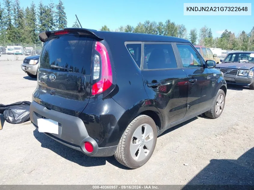 KNDJN2A21G7322648 2016 Kia Soul