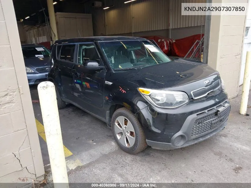 2016 Kia Soul VIN: KNDJN2A29G7307850 Lot: 40360986