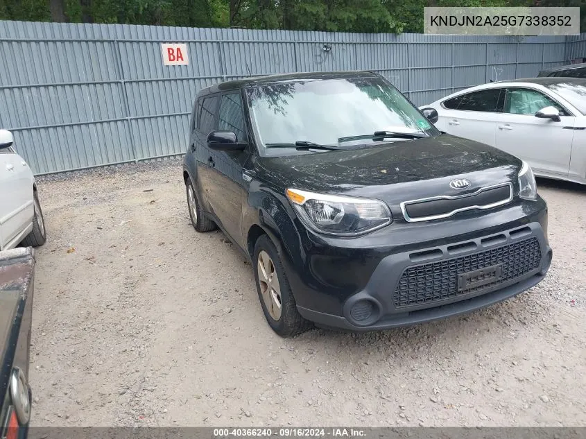 2016 Kia Soul VIN: KNDJN2A25G7338352 Lot: 40366240