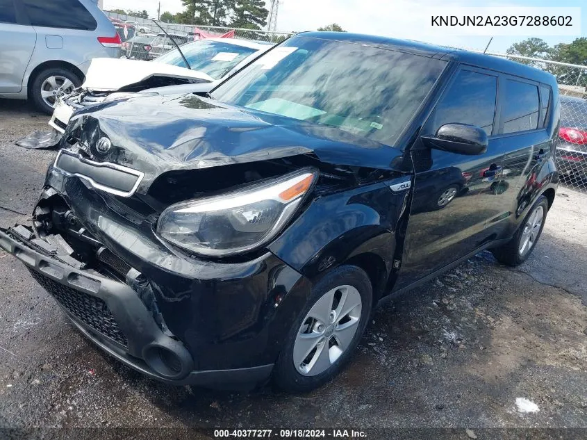 2016 Kia Soul VIN: KNDJN2A23G7288602 Lot: 40377277