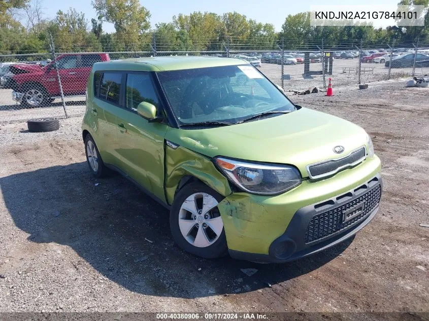 2016 Kia Soul VIN: KNDJN2A21G7844101 Lot: 40380906