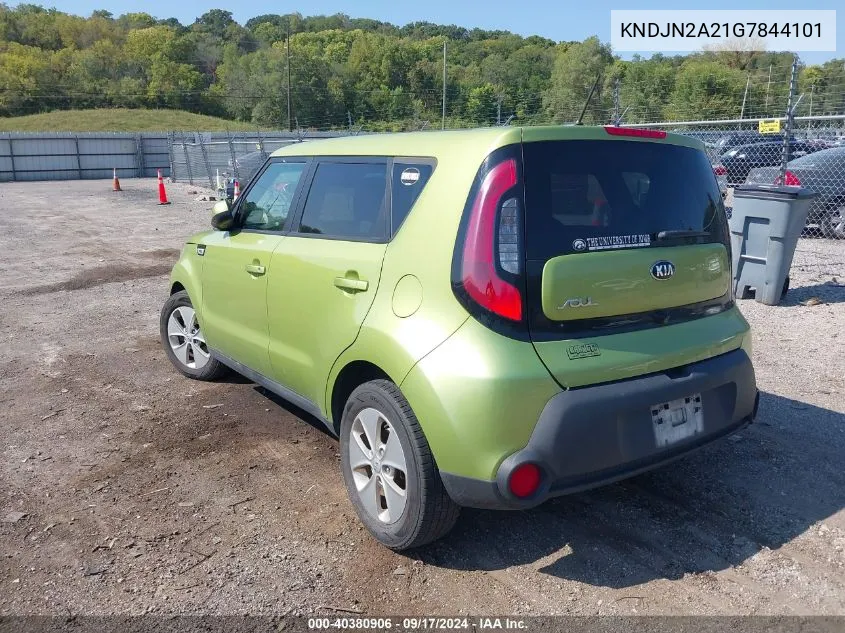 2016 Kia Soul VIN: KNDJN2A21G7844101 Lot: 40380906