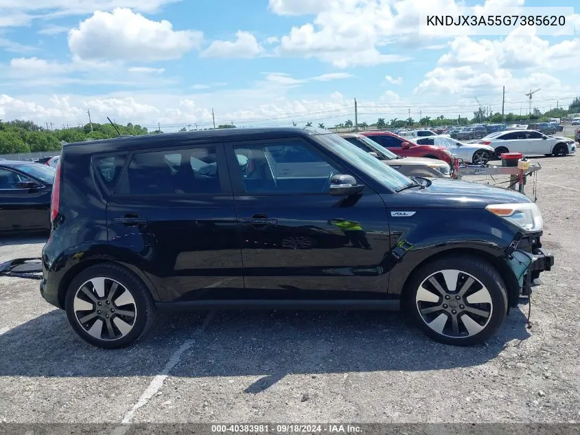 2016 Kia Soul ! VIN: KNDJX3A55G7385620 Lot: 40383981