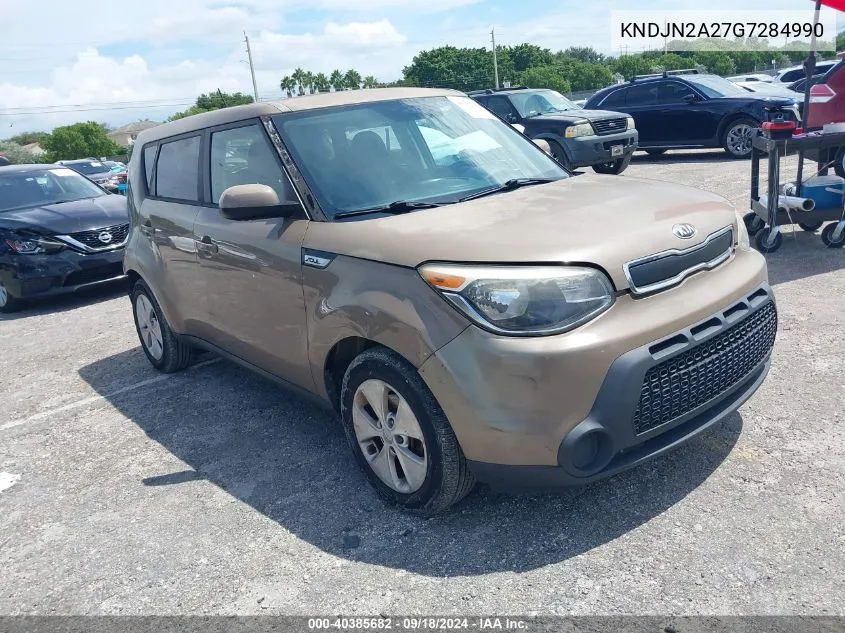 KNDJN2A27G7284990 2016 Kia Soul