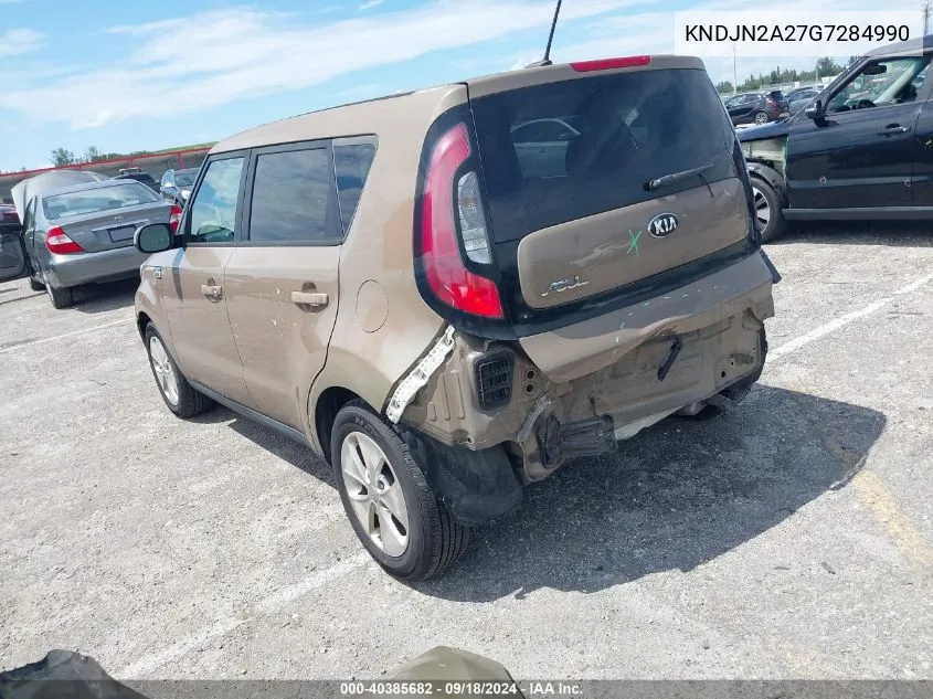 KNDJN2A27G7284990 2016 Kia Soul