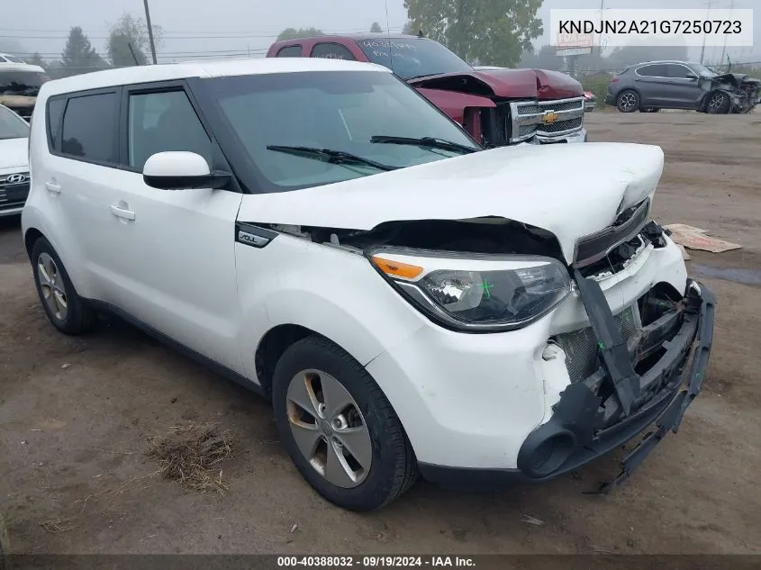 2016 Kia Soul VIN: KNDJN2A21G7250723 Lot: 40388032