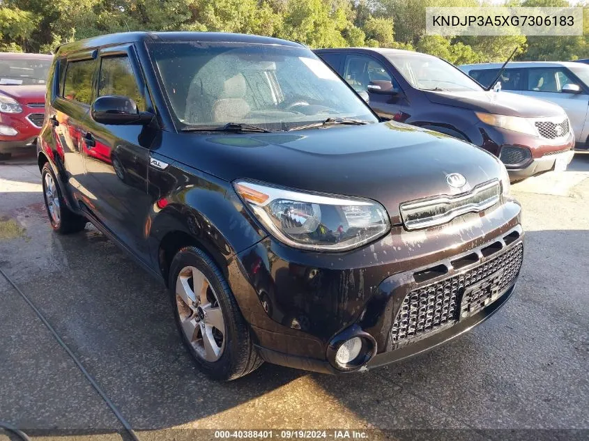 2016 Kia Soul + VIN: KNDJP3A5XG7306183 Lot: 40388401