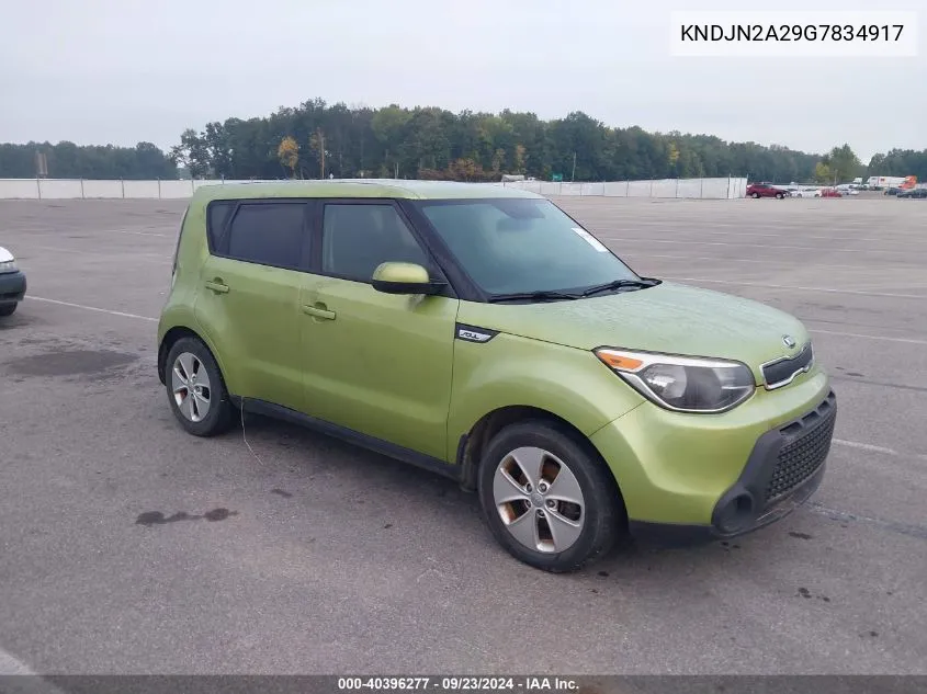 2016 Kia Soul VIN: KNDJN2A29G7834917 Lot: 40396277