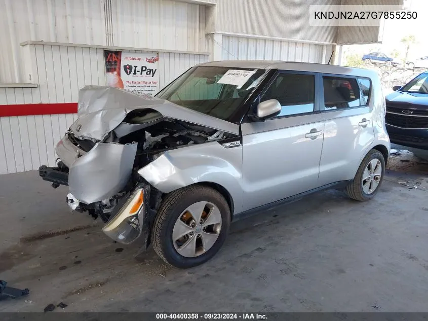 KNDJN2A27G7855250 2016 Kia Soul