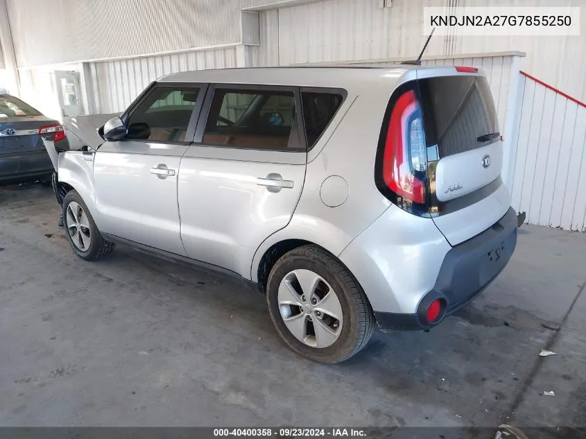 2016 Kia Soul VIN: KNDJN2A27G7855250 Lot: 40400358