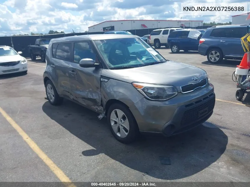 2016 Kia Soul VIN: KNDJN2A2XG7256388 Lot: 40402645