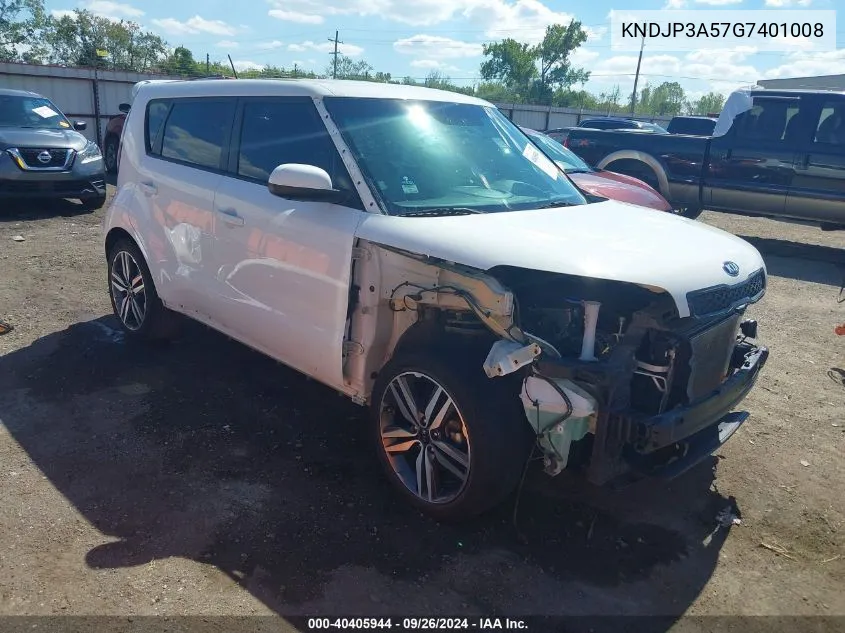 2016 Kia Soul + VIN: KNDJP3A57G7401008 Lot: 40405944