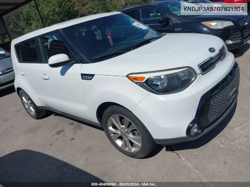 2016 Kia Soul + VIN: KNDJP3A57G7821304 Lot: 40406068