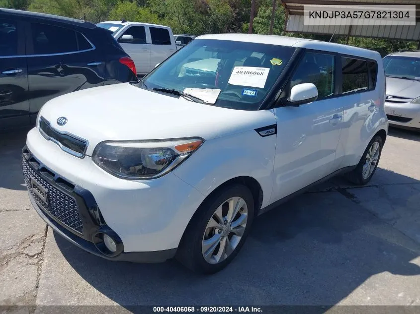 2016 Kia Soul + VIN: KNDJP3A57G7821304 Lot: 40406068