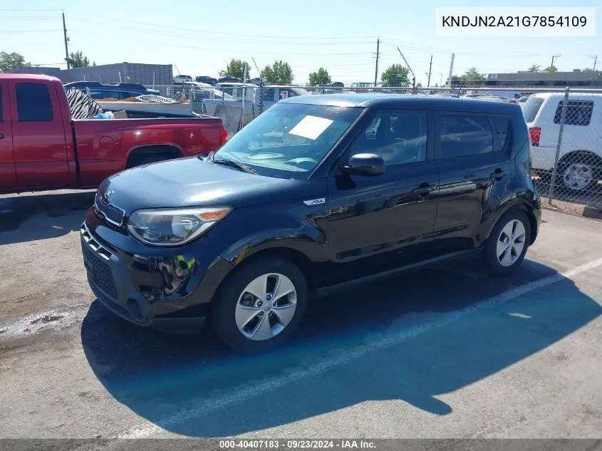 2016 Kia Soul VIN: KNDJN2A21G7854109 Lot: 40407183