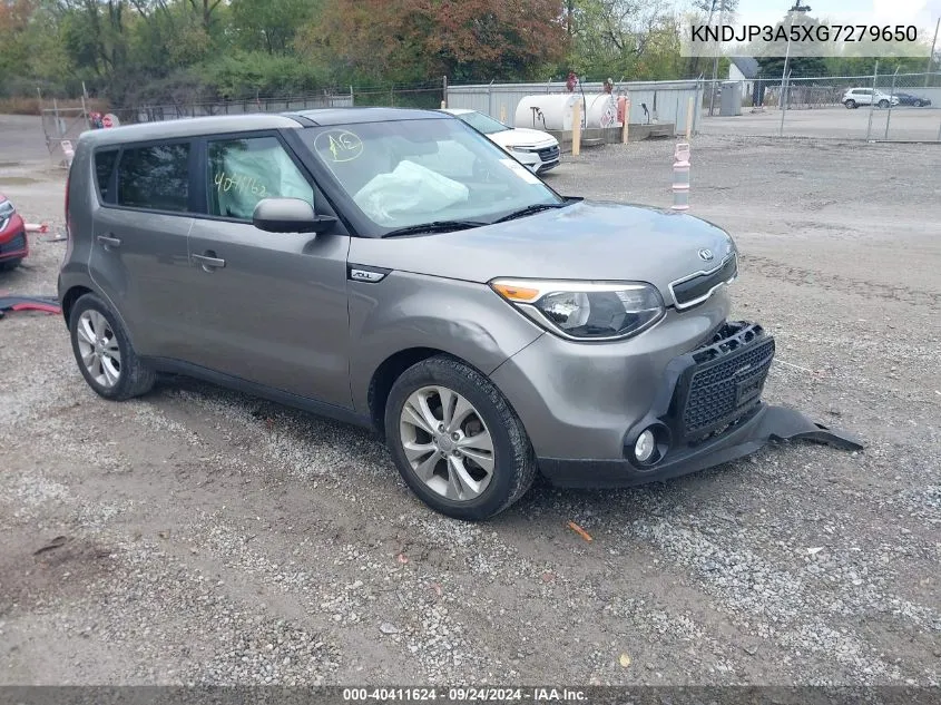 2016 Kia Soul + VIN: KNDJP3A5XG7279650 Lot: 40411624