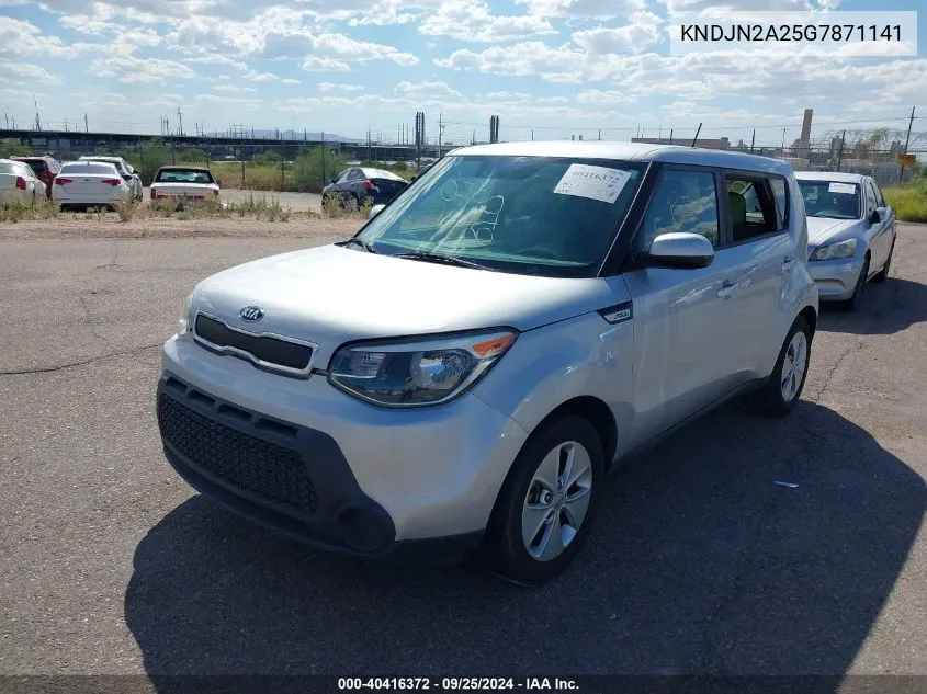 2016 Kia Soul VIN: KNDJN2A25G7871141 Lot: 40416372