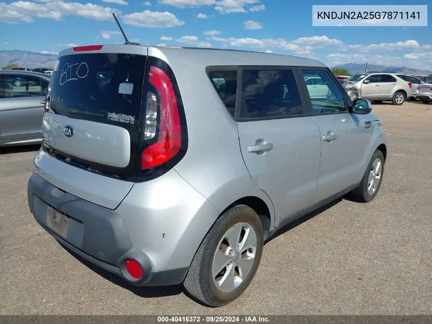 2016 Kia Soul VIN: KNDJN2A25G7871141 Lot: 40416372