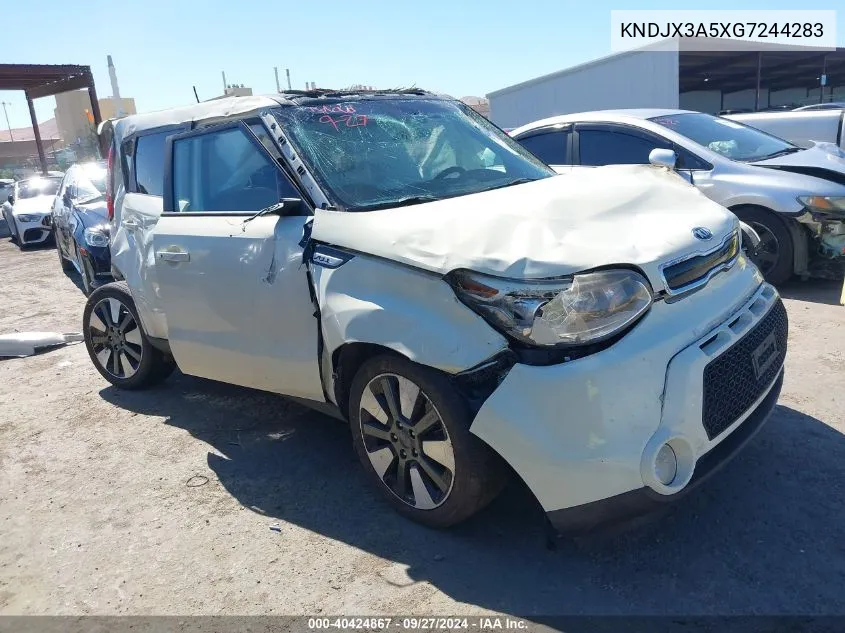 2016 Kia Soul ! VIN: KNDJX3A5XG7244283 Lot: 40424867