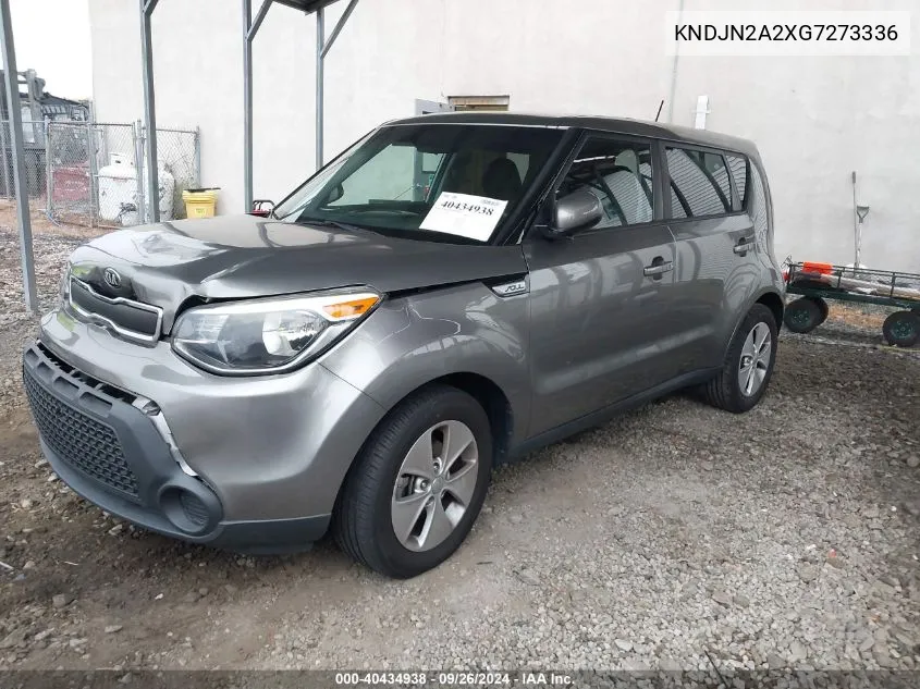 2016 Kia Soul VIN: KNDJN2A2XG7273336 Lot: 40434938