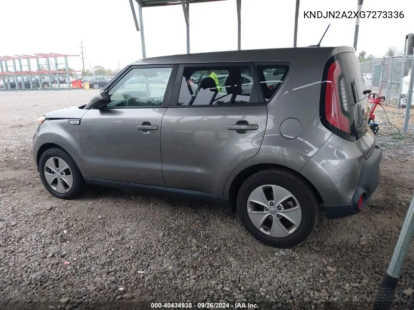 2016 Kia Soul VIN: KNDJN2A2XG7273336 Lot: 40434938