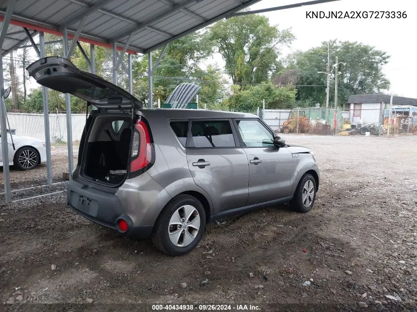 2016 Kia Soul VIN: KNDJN2A2XG7273336 Lot: 40434938