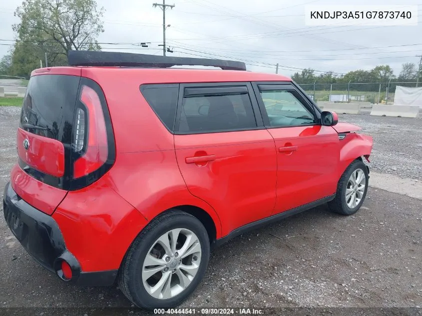 2016 Kia Soul + VIN: KNDJP3A51G7873740 Lot: 40444541