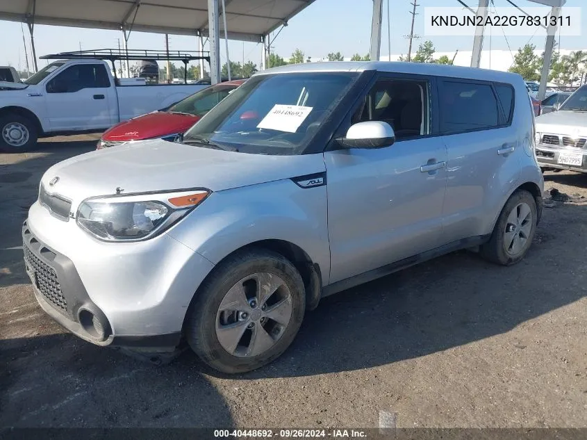 2016 Kia Soul VIN: KNDJN2A22G7831311 Lot: 40448692