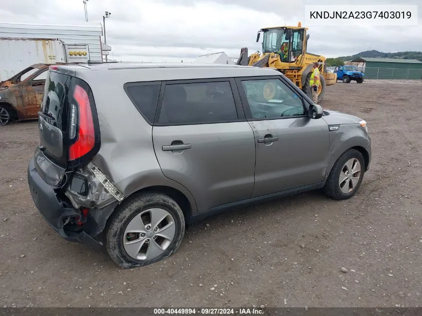 KNDJN2A23G7403019 2016 Kia Soul