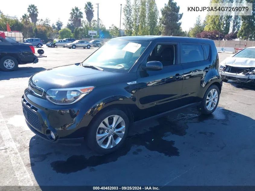 2016 Kia Soul + VIN: KNDJP3A54G7269079 Lot: 40452003