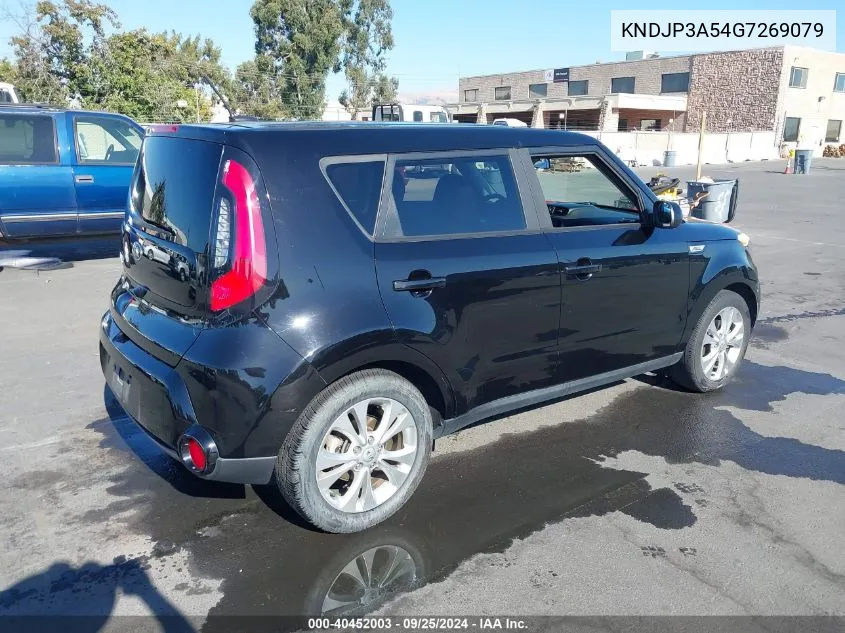 2016 Kia Soul + VIN: KNDJP3A54G7269079 Lot: 40452003