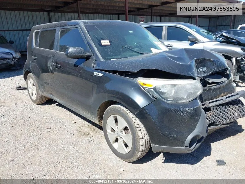 2016 Kia Soul VIN: KNDJN2A24G7853505 Lot: 40452191