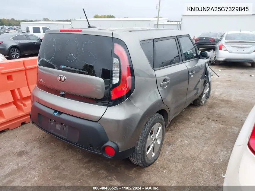 2016 Kia Soul VIN: KNDJN2A25G7329845 Lot: 40456525