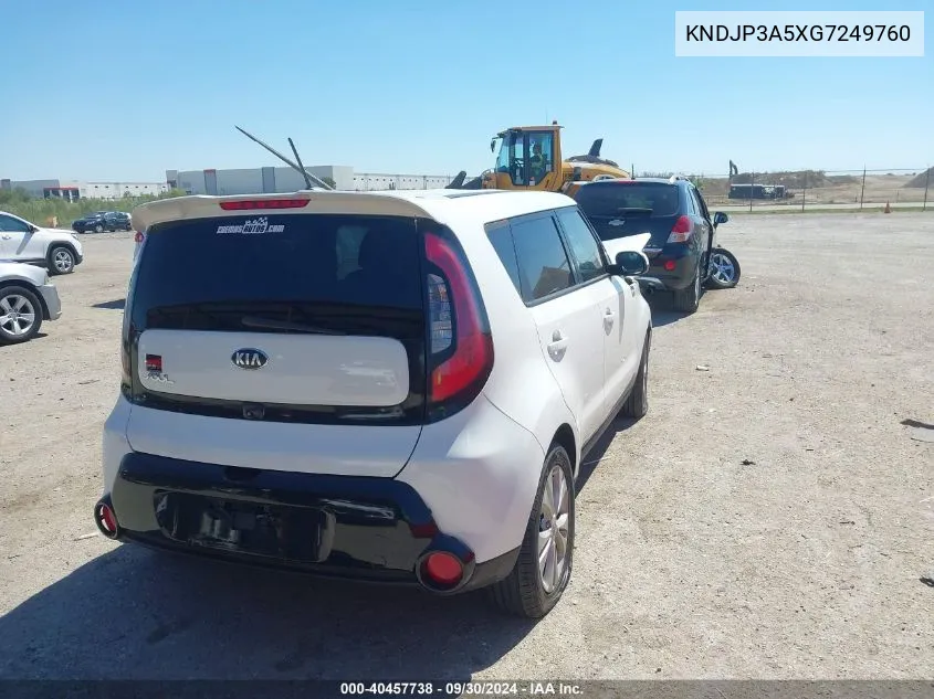 2016 Kia Soul + VIN: KNDJP3A5XG7249760 Lot: 40457738