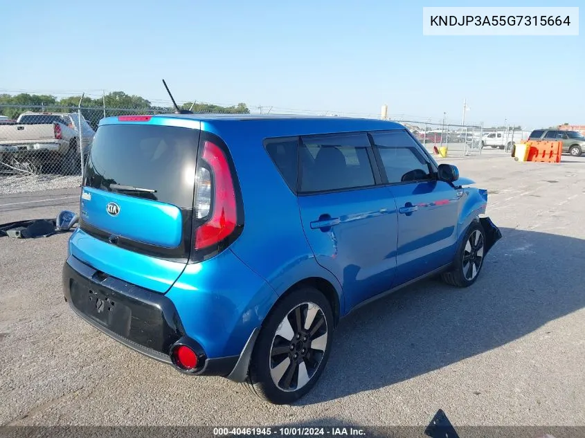 KNDJP3A55G7315664 2016 Kia Soul +