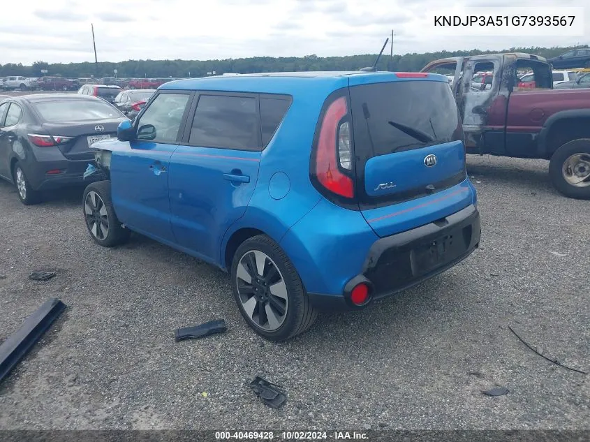 KNDJP3A51G7393567 2016 Kia Soul +