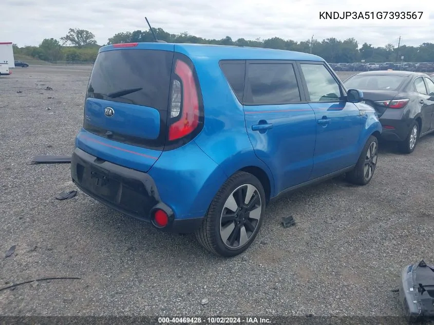 KNDJP3A51G7393567 2016 Kia Soul +