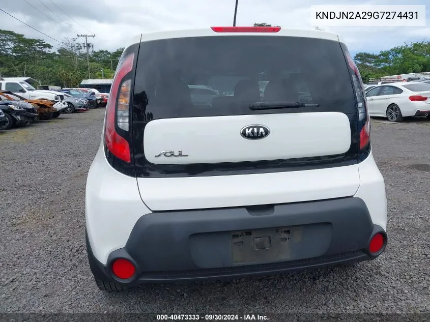 KNDJN2A29G7274431 2016 Kia Soul