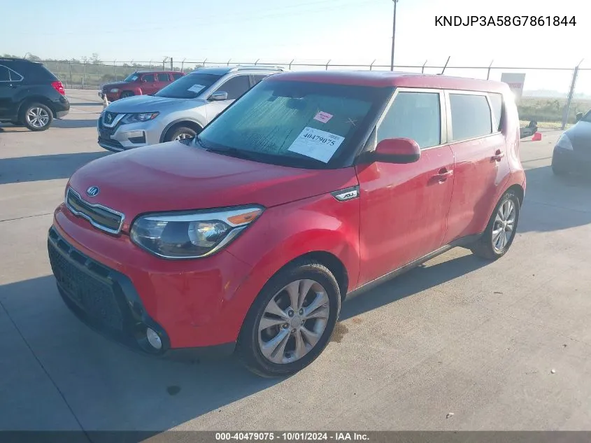 2016 Kia Soul + VIN: KNDJP3A58G7861844 Lot: 40479075