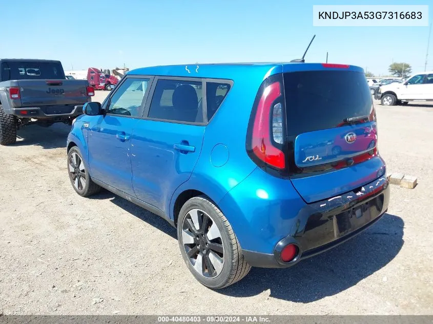 KNDJP3A53G7316683 2016 Kia Soul +