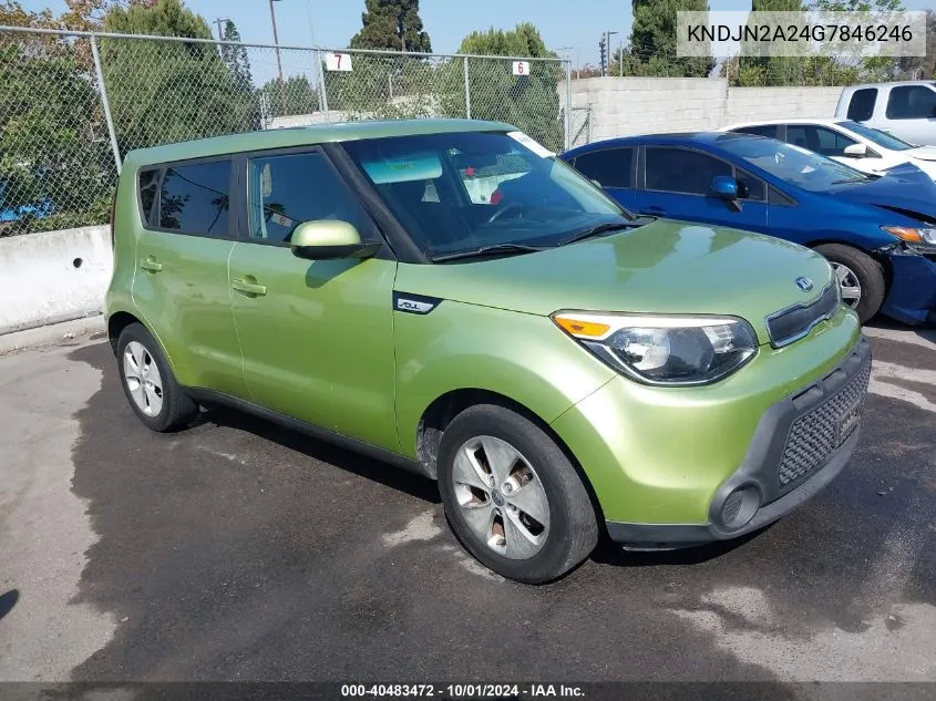 2016 Kia Soul VIN: KNDJN2A24G7846246 Lot: 40483472