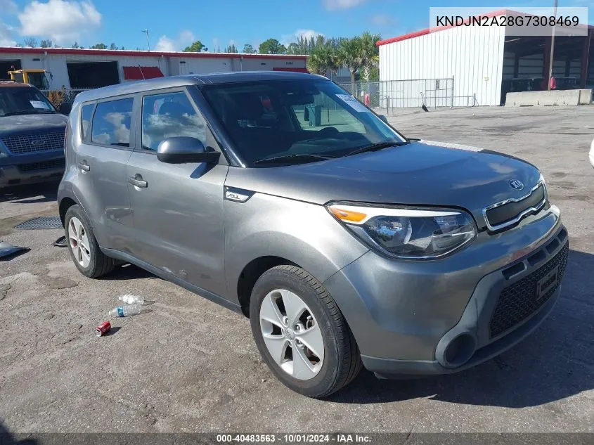 2016 Kia Soul VIN: KNDJN2A28G7308469 Lot: 40483563