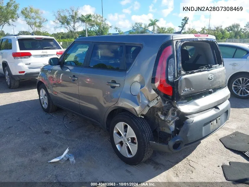 2016 Kia Soul VIN: KNDJN2A28G7308469 Lot: 40483563