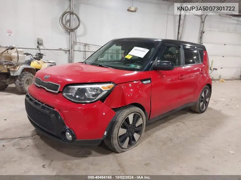 KNDJP3A50G7301722 2016 Kia Soul +